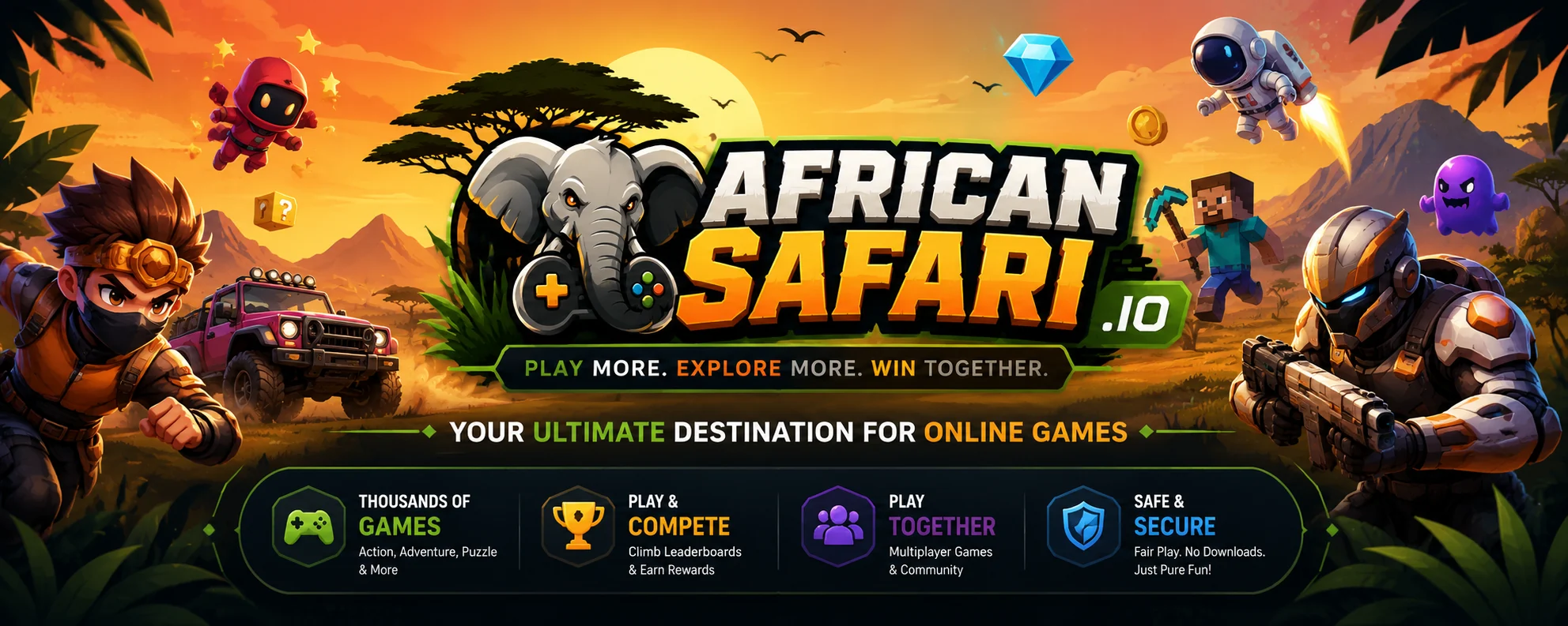 African Safari Games, your ultimate destination for free online games