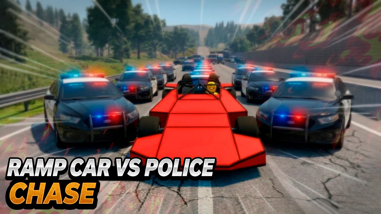 Ramp Car VS Police: CHASE